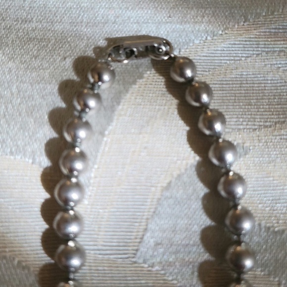 Vintage Faux Turquoise Squash Blossom Necklace & Earring Set - Picture 4 of 10